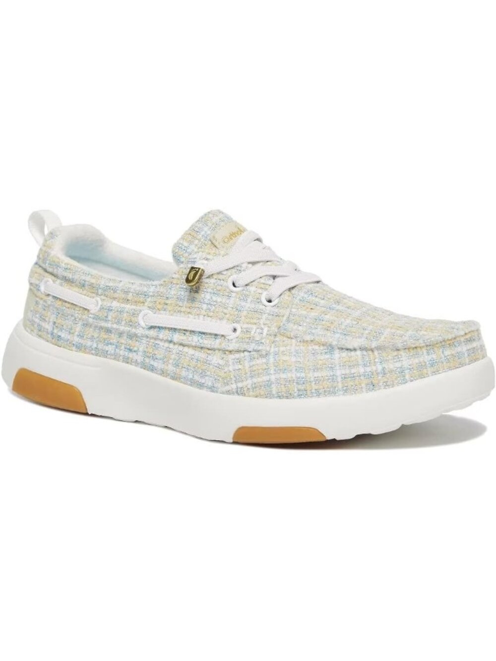 Women's White Light Blue Comfortable Orthopedic Arch Support Loafers Shoes